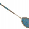 RUSSIAN SET OF SILVER GILT AND ENAMEL SPOONS IOB PIC-4