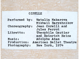 MAX WALDMAN LIMITED ED PHOTO OF GISELLE BALLET