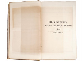 ANTIQUE 1902 FACSIMILE BOOK OF SHAKESPEARES WORK