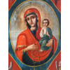 ANTIQUE RUSSIAN ICON VIRGIN OF THE BURNING BUSH PIC-1