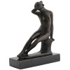 FEMALE NUDE BRONZE SCULPTURE BY ARISTIDE MAILLOL PIC-0