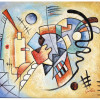 RUSSIAN ABSTRACT PAINTING AFTER WASSILY KANDINSKY PIC-0