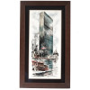 FRAMED UNITED NATIONS LITHOGRAPH BY JOHN HAYMSON PIC-0