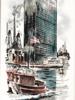 FRAMED UNITED NATIONS LITHOGRAPH BY JOHN HAYMSON PIC-1