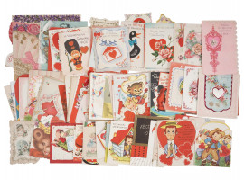 VINTAGE AMERICAN SAINT VALENTINES DAY CARD SET