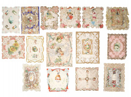 ANTIQUE AMERICAN SAINT VALENTINES DAY CARD SET