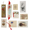 RARE ANTIQUE CHRISTMAS CARDS COLLECTION IN ALBUM PIC-10