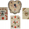 ANTIQUE VALENTINES DAY CARDS COLLECTION IN ALBUM PIC-13