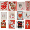 ANTIQUE VALENTINES DAY CARDS COLLECTION IN ALBUM PIC-1