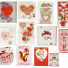 ANTIQUE VALENTINES DAY CARDS COLLECTION IN ALBUM PIC-2