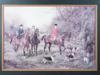 ENGLISH HUNTING SCENE PRINT AFTER HEYWOOD HARDY PIC-1