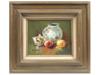 STILL LIFE OIL PAINTING SIGNED BY K TAYLOR FRAMED PIC-0