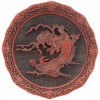 CHINESE HAND CARVED CINNABAR LACQUER DECOR PLATES PIC-1