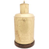 MID CENT CHINESE GILT BRASS TEA CANISTER LAMPS PIC-4