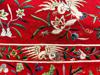 ANTIQUE ASIAN CHINESE EMBROIDERED ON SILK TEXTILE PIC-4