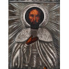 IMPERIAL RUSSIAN ICONS OF SAINTS IN SILVER RIZA PIC-3