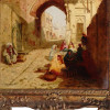 19TH C ORIENTAL OIL PAINTING BY FRANZ UNTERBERGER PIC-6