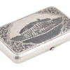 RUSSIAN 84 SILVER NIELLO ENGRAVED CIGARETTE CASE PIC-0