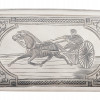 RUSSIAN 84 SILVER NIELLO ENGRAVED CIGARETTE CASE PIC-2