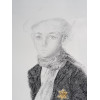 FRENCH JUDAICA BOY LITHOGRAPH BY LUCIEN MORETTI PIC-1