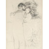 FRENCH DANCE PRINT AFTER PIERRE AUGUSTE RENOIR PIC-1