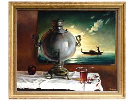 RUSSIAN STILL LIFE OIL PAINTING BY YURI DVORNIK