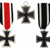 WWI WWII IMPERIAL NAZI GERMAN IRON CROSS RIBBONS PIC-0