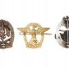 COLLECTION OF WWII NAZI GERMAN THIRD REICH BADGES PIC-1