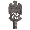 WWII NAZI GERMAN DDAC REICHSADLER FLAG POLE TOP PIC-1