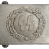 PAIR OF WWII NAZI GERMAN SS BELT BUCKLES PIC-2