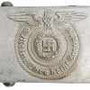 PAIR OF WWII NAZI GERMAN SS BELT BUCKLES PIC-3