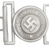 WWII NAZI GERMAN POLICE OFFICERS BELT BUCKLE PIC-0