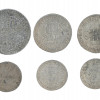 WWII HOLOCAUST LITZMANNSTADT GHETTO COINS, 6 PCS PIC-0