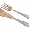 WWII ADOLF HITLER FISH CUTLERY SET IOB, 2 PCS PIC-2