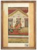 ANTIQUE INDO PERSIAN MUGHAL COURT SCENE PAINTING PIC-0