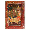 ANTIQUE RUSSIAN ICON DORMITION OF MOTHER OF GOD PIC-0