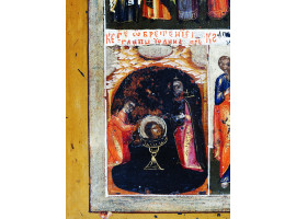 ANTIQUE RUSSIAN ICON MENAION FOR MAY IN KOVCHEG