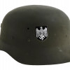 WWII GERMAN M35 STEEL HELMET WITH NAZI SYMBOLS PIC-1