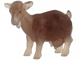 IMPERIAL RUSSIAN CARVED AGATE FIGURINE OF A GOAT