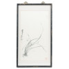 ANTIQUE CHINESE PLANT WATERCOLOR PAINTING ON SILK PIC-0