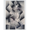 CONTEMPORARY ABSTRACT PENCIL DRAWING BY CAMPAGNA PIC-1