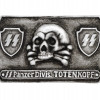 WWII GERMAN NAZI PANZER DIVISION TOTENKOPF SIGN PIC-0