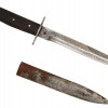 A WWII NAZI GERMANY TRENCH KNIFE WITH SHEATH PIC-0