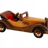 VINTAGE AMERICAN MINIATURE HANDMADE WOODEN CAR PIC-0