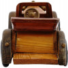 VINTAGE AMERICAN MINIATURE HANDMADE WOODEN CAR PIC-3