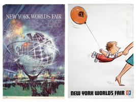 1964 NEW YORK WORLDS FAIR POSTERS BY ROBERT PEAK