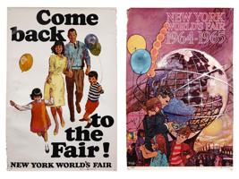 1964 NEW YORK WORLDS FAIR POSTERS BY ROBERT PEAK