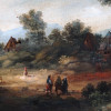 EUROPEAN SCHOOL PASTORAL LANDSCAPE OIL PAINTING PIC-2