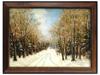 ANTIQUE LANDSCAPE OIL PAINTING SIGNED BY ARTIST PIC-0