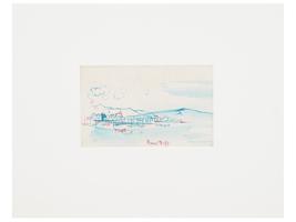 SIGNED FRENCH WATERCOLOR PAINTING BY RAOUL DUFY